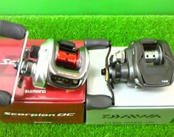 シマノ・スコーピオンＤＣ　１２レアニウム　ダイワ　Ｔ3　ＭＸ　ハートランド４本　（茨木店）